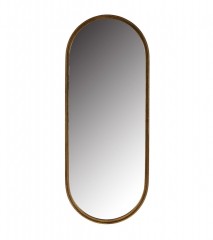 MIRROR OVAL ANTIQUE BRONZ 